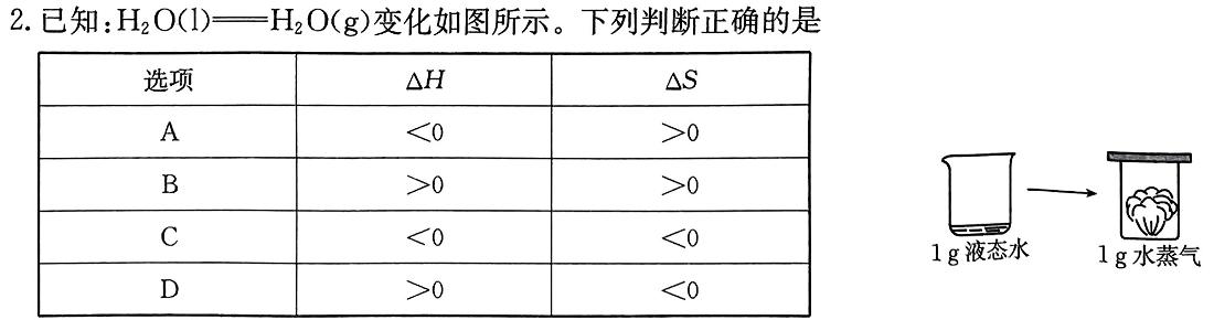 【热荐】天一大联考·皖豫名校联盟2024届高中毕业班第二次考试化学