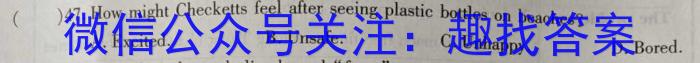 上进联考2023-2024学年高三二轮复习验收考试英语