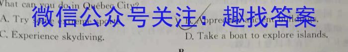 九师联盟 2023-2024学年高一12月联考英语