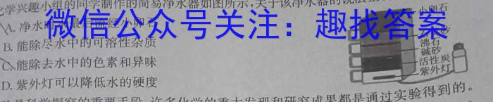 b安徽省淮南市寿县寿春中学2024届九年级12月月考化学