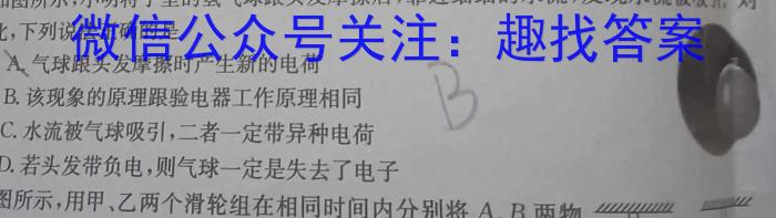 河北省2024届高三年级大数据应用调研联合测评(Ⅲ)物理试卷答案