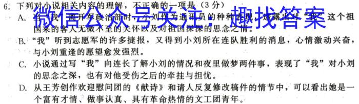 2024届内蒙古高三考试12月联考(24-187C)/语文