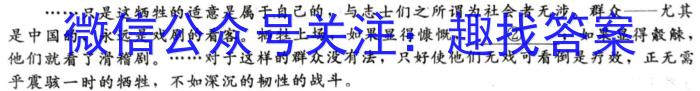 2024届智慧上进 高三总复习双向达标月考调研卷(五)语文