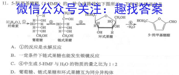 3广东省衡水金卷2024届高三12月大联考化学试题
