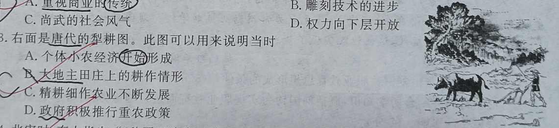 金考卷·百校联盟(新高考卷)2024年普通高等学校招生全国统一考试 预测卷(六七八)历史