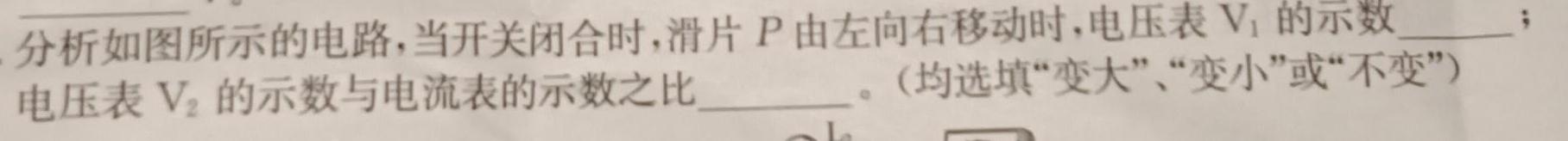 [今日更新]2024年河北省初中毕业生升学文化课模拟考试(导向二).物理试卷答案