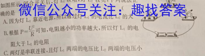 安徽省2023-2024学年度八年级下学期5月月考（无标题）物理试题答案