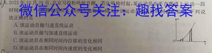 2024届安徽省毕业班学科质量检测(九)h物理