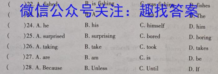 2024年普通高等学校招生全国统一考试·仿真模拟卷(四)4英语试卷答案