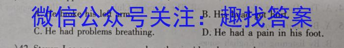 山西省2024届九年级期末综合评估（4LR）英语