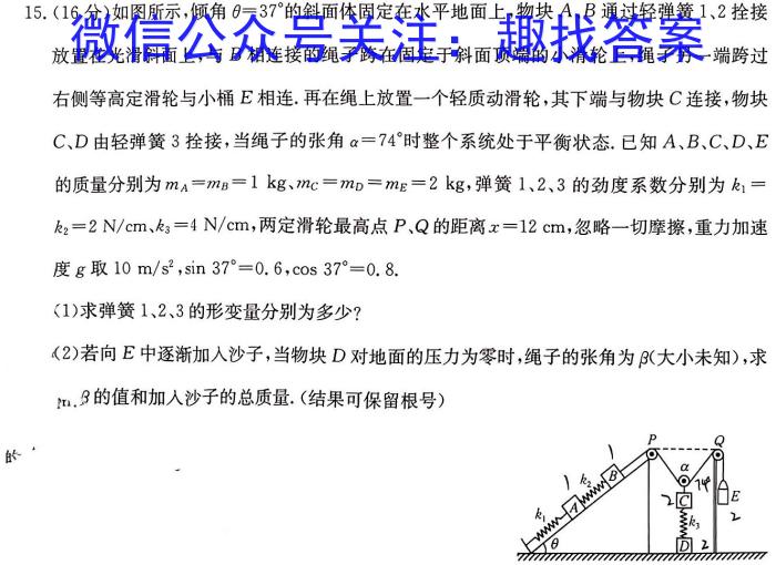 河北省2023-2024学年九年级寒假学情评价物理`