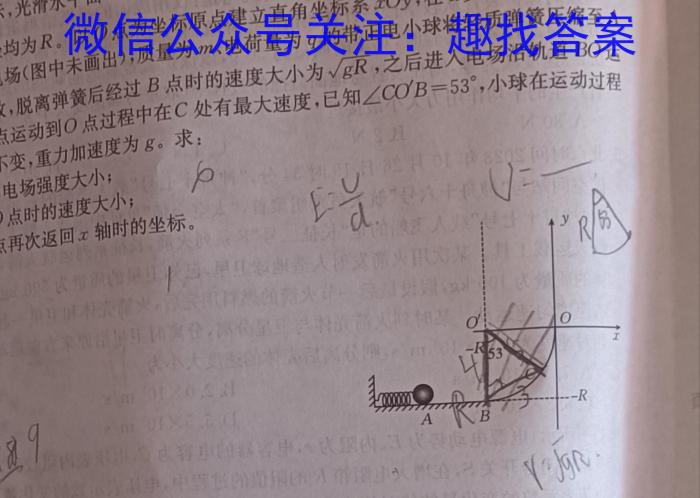 2024年安徽中考合肥十校最后一卷物理试题答案