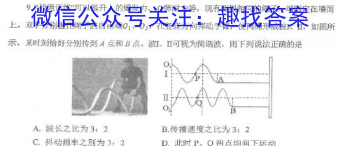 辽宁省名校联盟2024年高三9月份联合考试物理试卷答案