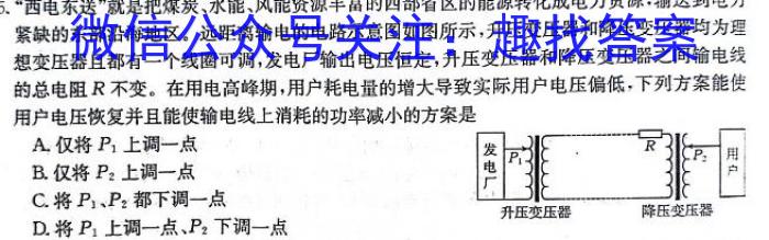 黄金卷2024年河南省普通高中招生考试黄金模拟(三)物理试卷答案