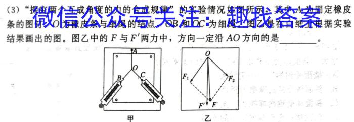 2024年普通高等学校招生全国统一考试·冲刺信息卷(三)3物理试卷答案