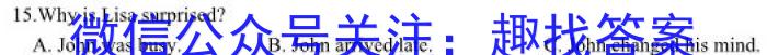 安徽省2023~2024学年度届九年级阶段质量检测 R-PGZX D-AH♯英语