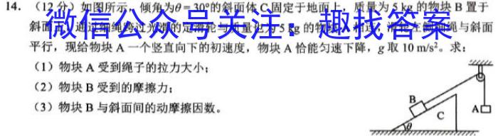 [合肥二模]安徽省2024年合肥市高三第二次教学质量检测h物理