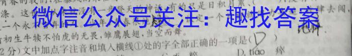 晋文源 山西省2023-2024学年九年级第一学期期末质量检测/语文