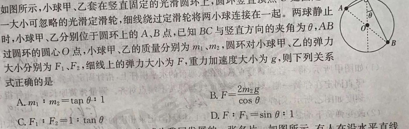 [今日更新]河北省邢台市2023-2024学年第一学期九年级期末监测.物理试卷答案