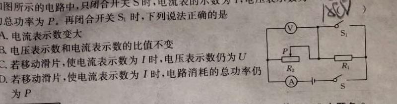 [今日更新]［大连一模］大连市2024届高三年级第一次模拟考试.物理试卷答案