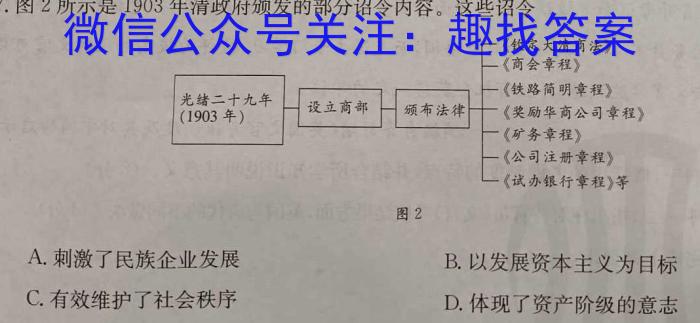 2024年宣城市三县九年级联盟素质检测卷（159）&政治