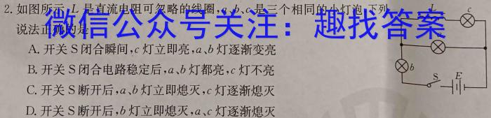 2024年河南省普通高中招生考试模拟试卷(信息卷一)物理`