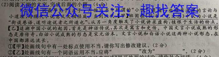 河北省沧州市2023-2024学年高二第一学期期末教学质量监测/语文