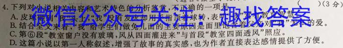 豫智教育 2024年河南省中招权威预测模拟试卷(三)3语文