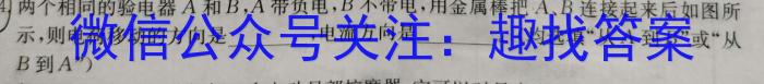 明光市2024年九年级第一次模拟考试物理试卷答案