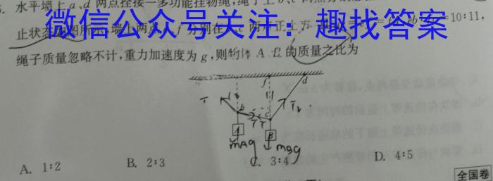 山东省2022级高三校际联合考试(2024.09)物理试题答案