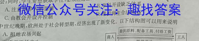 文博志鸿 河南省2023-2024学年八年级第一学期期末教学质量检测(B)历史试卷答案