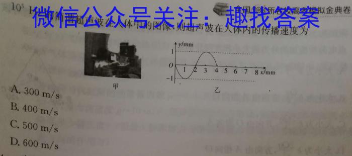 2024年普通高等学校招生伯乐马押题考试(二)2物理试卷答案