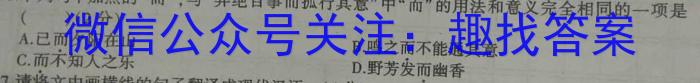 贵州省黔南州2023-2024学年度高二第一学期期末质量监测试卷/语文