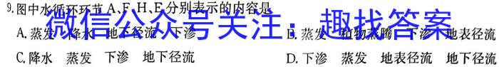 浦东新区2023学年度第二学期期中教学质量检测（高一）&政治