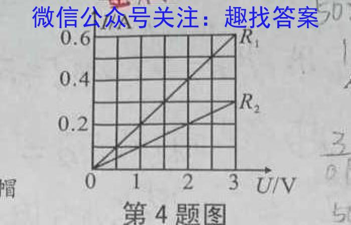 山西省2023-2024学年度第二学期初一素养形成期末调研测试物理试卷答案