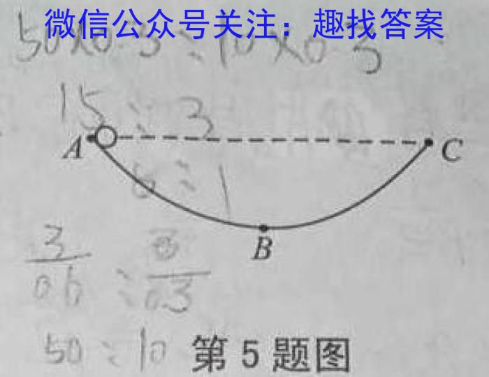 2024年广东省初中学业水平模拟考试押题卷(二)2物理试卷答案