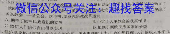 豫才教育 2024年河南省中招导航模拟试卷(一)政治1