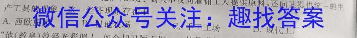 [云南省]北京教能教育集团2023年高一年级秋季十二月份统测月考(4212A)历史试卷答案