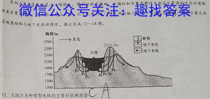 2024届高三4月联考(指南针)&政治