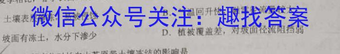 ［资阳二诊］资阳市2024届高中毕业班第二次诊断性考试地理试卷答案