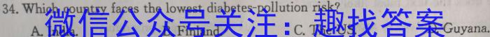 河南省2024年九年级第三次模拟试卷英语试卷答案