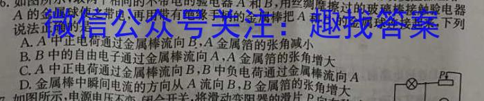 贵州省黔南州2023-2024学年度高二第一学期期末质量监测试卷物理试卷答案