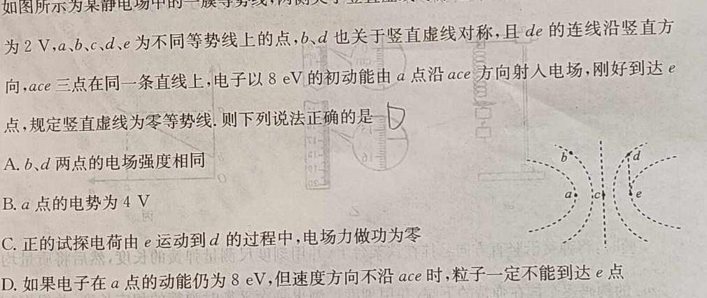 安徽省七年级涡阳县2023-2024年度第二学期义务教育教学质量检测(物理)试卷答案