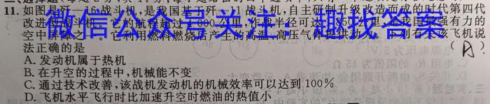 湖南省长沙市一中2024-2025高三阶段性检测(一)物理试题答案