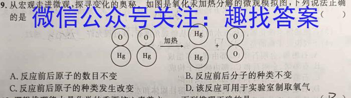 q箐师联盟2024届12月质量监测考试化学