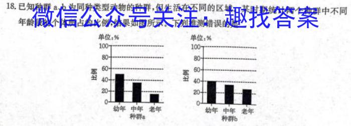 云南省保山市文山州2023~2024学年高一上学期期末质量监测生物学试题答案