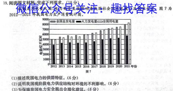 ʡ 2023~2024ѧȵڶѧڰ꼶ڶν׶ҵ.