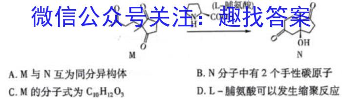 3环际大联考“逐梦计划”2023-2024学年度高二年级第一学期阶段考试（三）化学试题