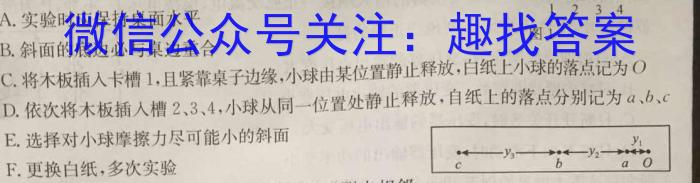 江西省2024年学考水平练习（二）f物理