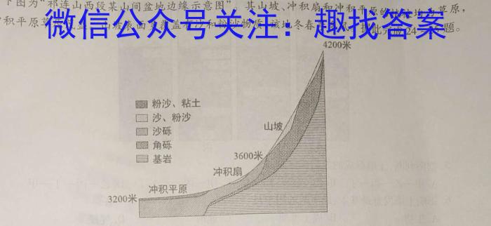 山西省榆次区2024年八年级第二次模拟测试题（卷）地理试卷答案